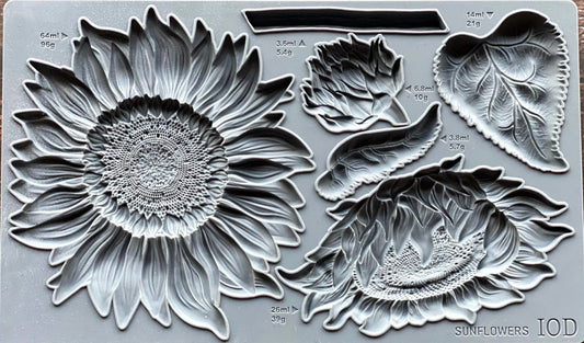 Sunflowers 6X10 IOD Mould