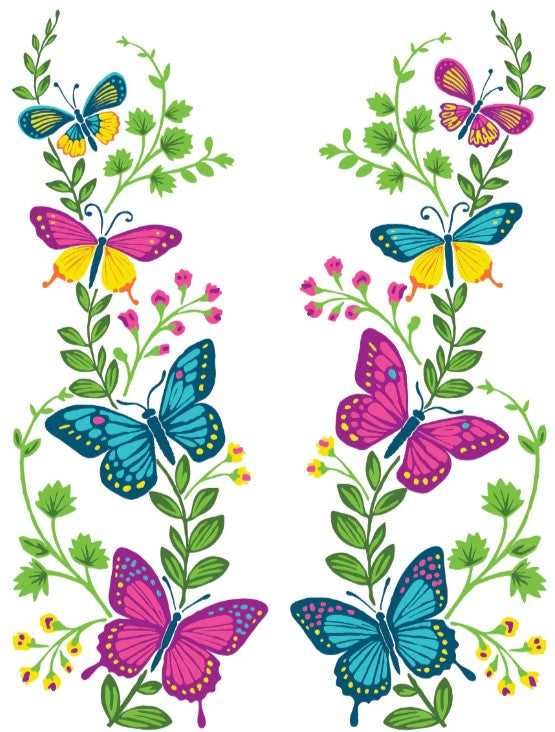 Vida Flora IOD Paint Inlay 12x16 Pad™