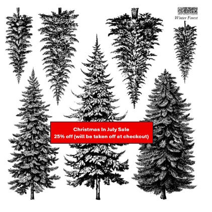 Winter Forest 12x12 IOD Stamp™