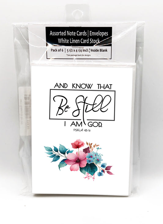 Be Still Scripture Notecards