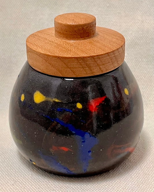 Jar with Cherry wood Lid