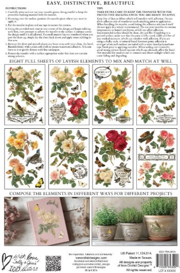 By Any Other Name IOD Transfer 8x12 Pad