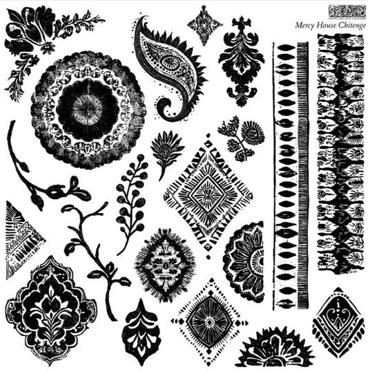 Mercy House Chitenge 12x12 IOD Stamp™