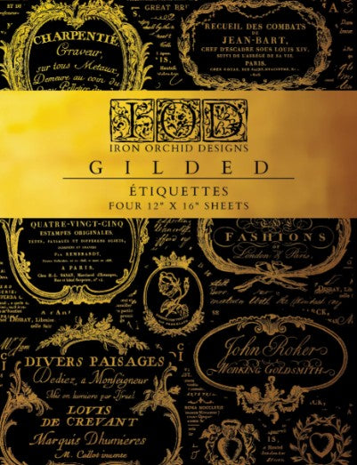 Étiquettes IOD Foil Transfer 12x16 Pad™
