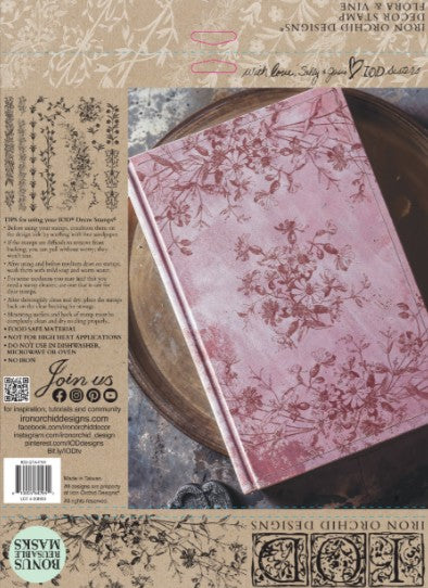 Flora & Vine 12x12 IOD Stamp™