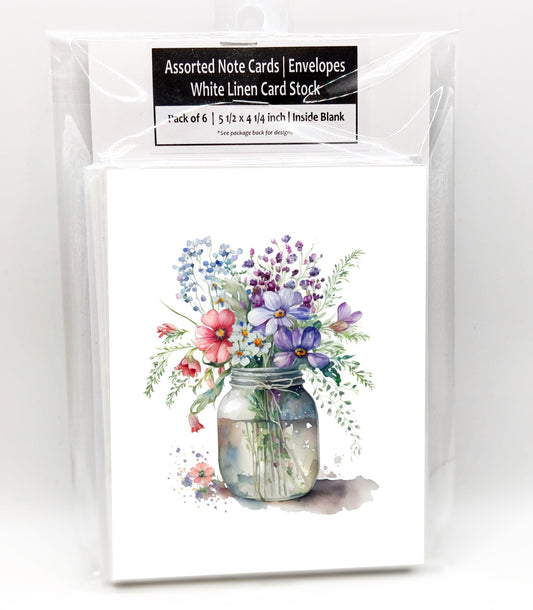 Floral Vase Notecards
