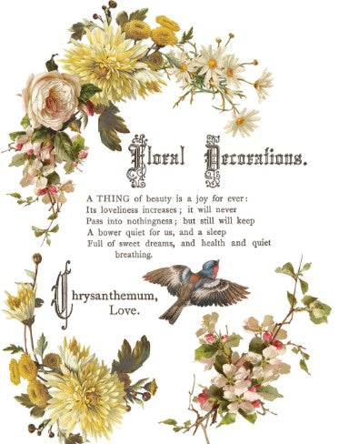Flowers by the Poets IOD Transfer 12x16 Pad™