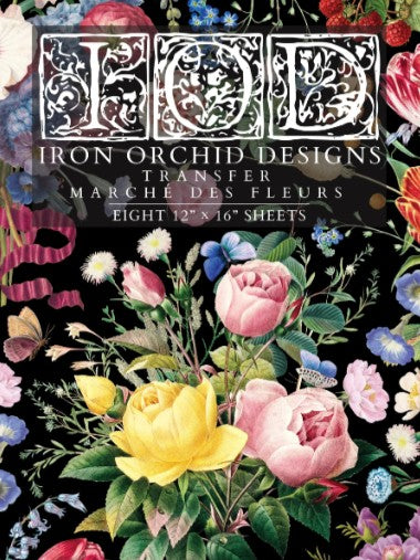 Marché des Fleurs IOD Transfer 12x16 Pad™