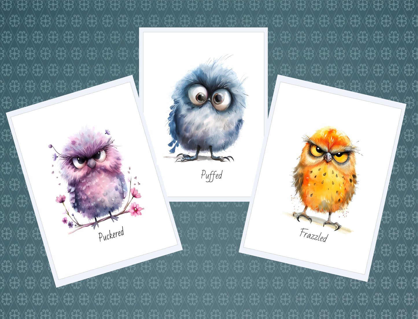Quirky Birds Notecards