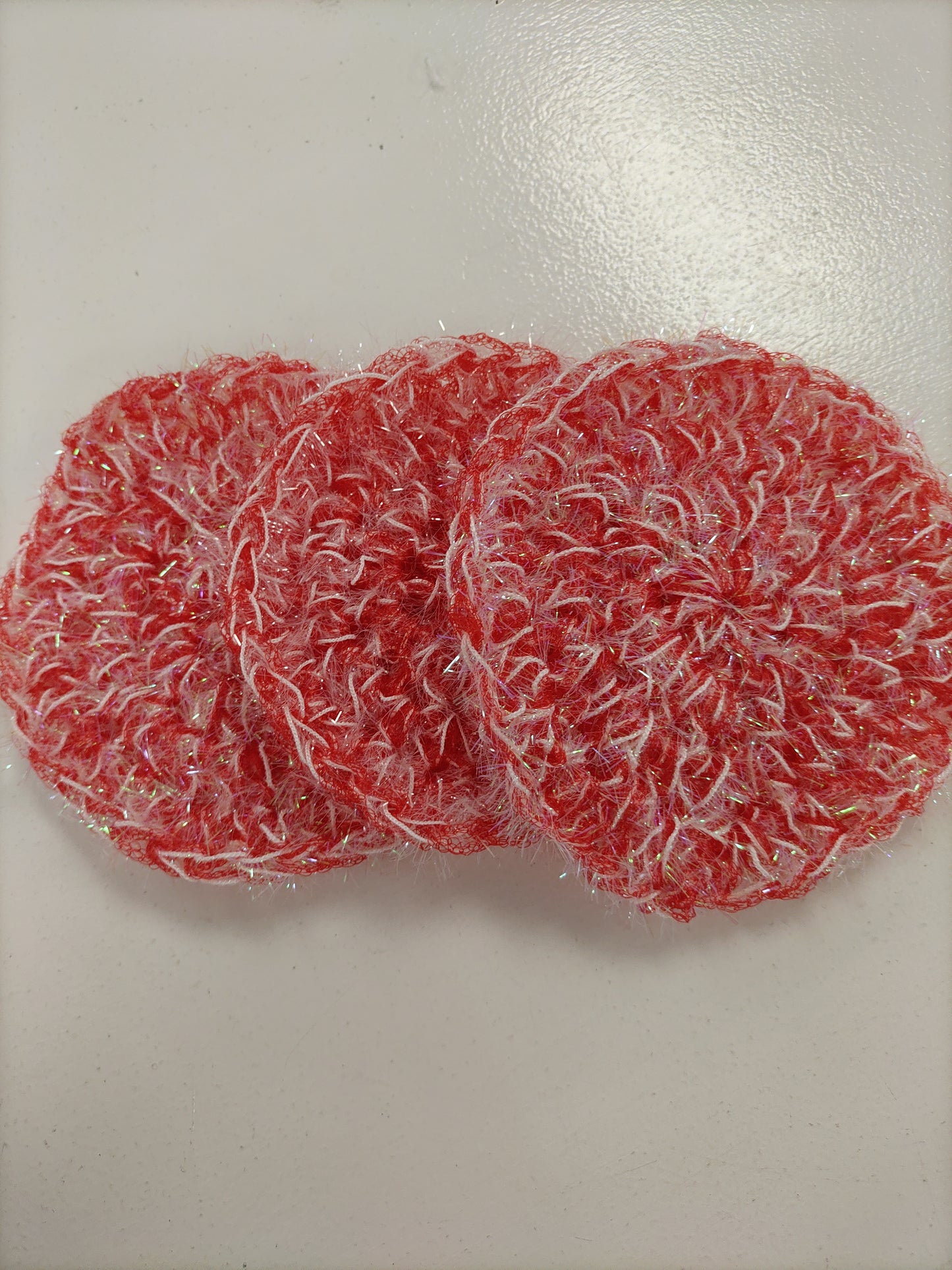 Crocheted Round Scrubby