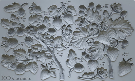 Wild Berries 6x10 IOD Mould™