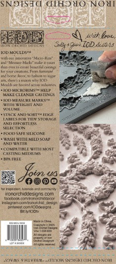 Wreath & Swags 6x10 IOD Mould
