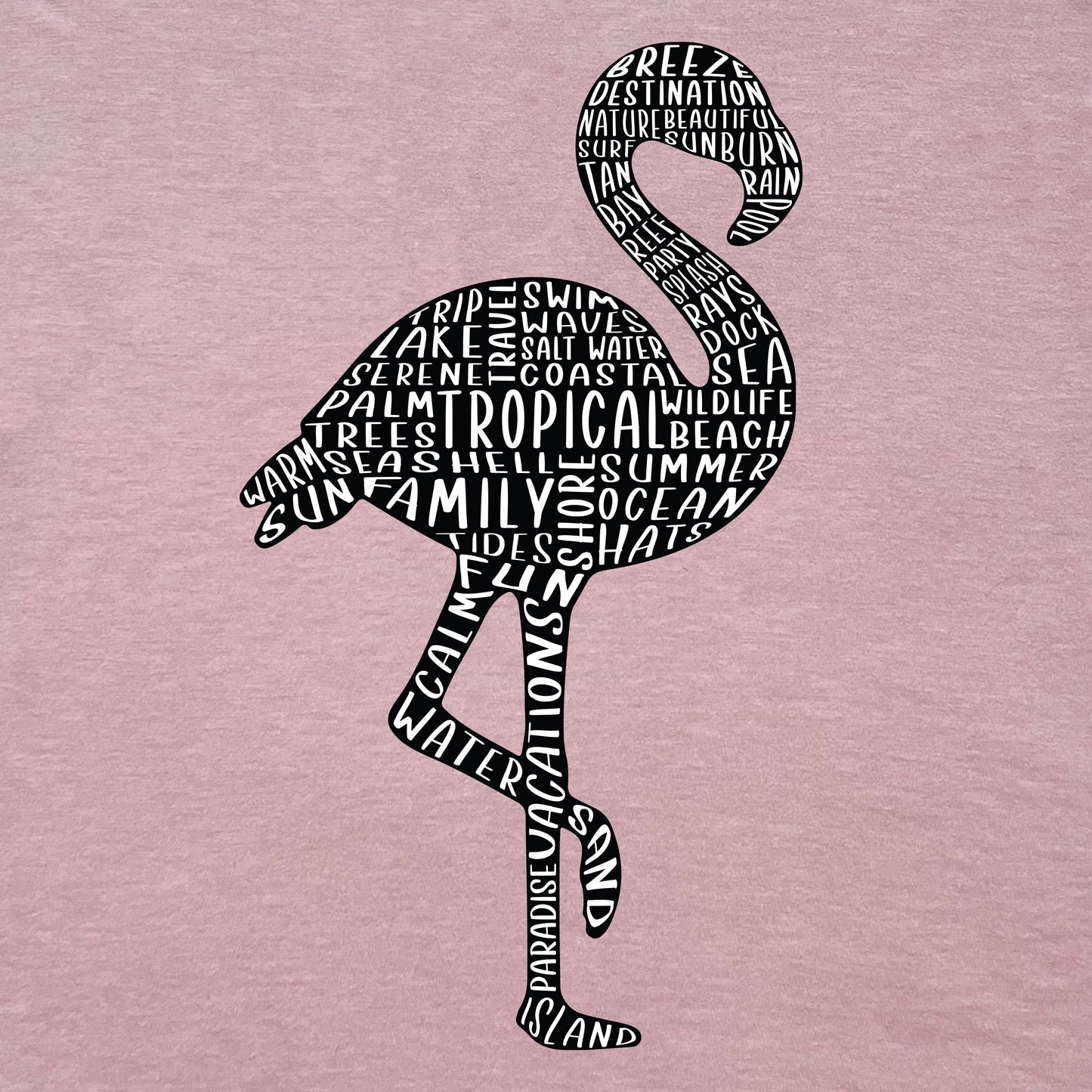 Flamingo V-Neck Tee